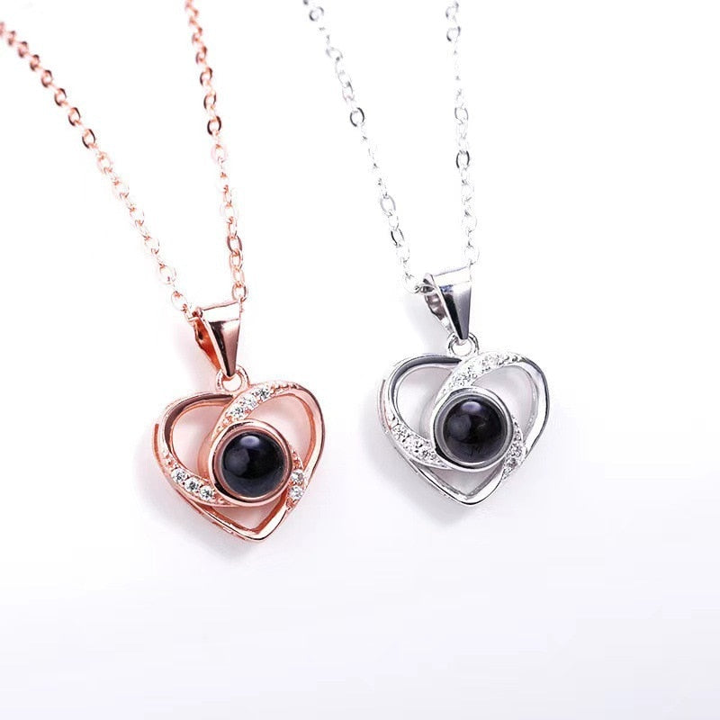 Styled Photo Projection Necklaces