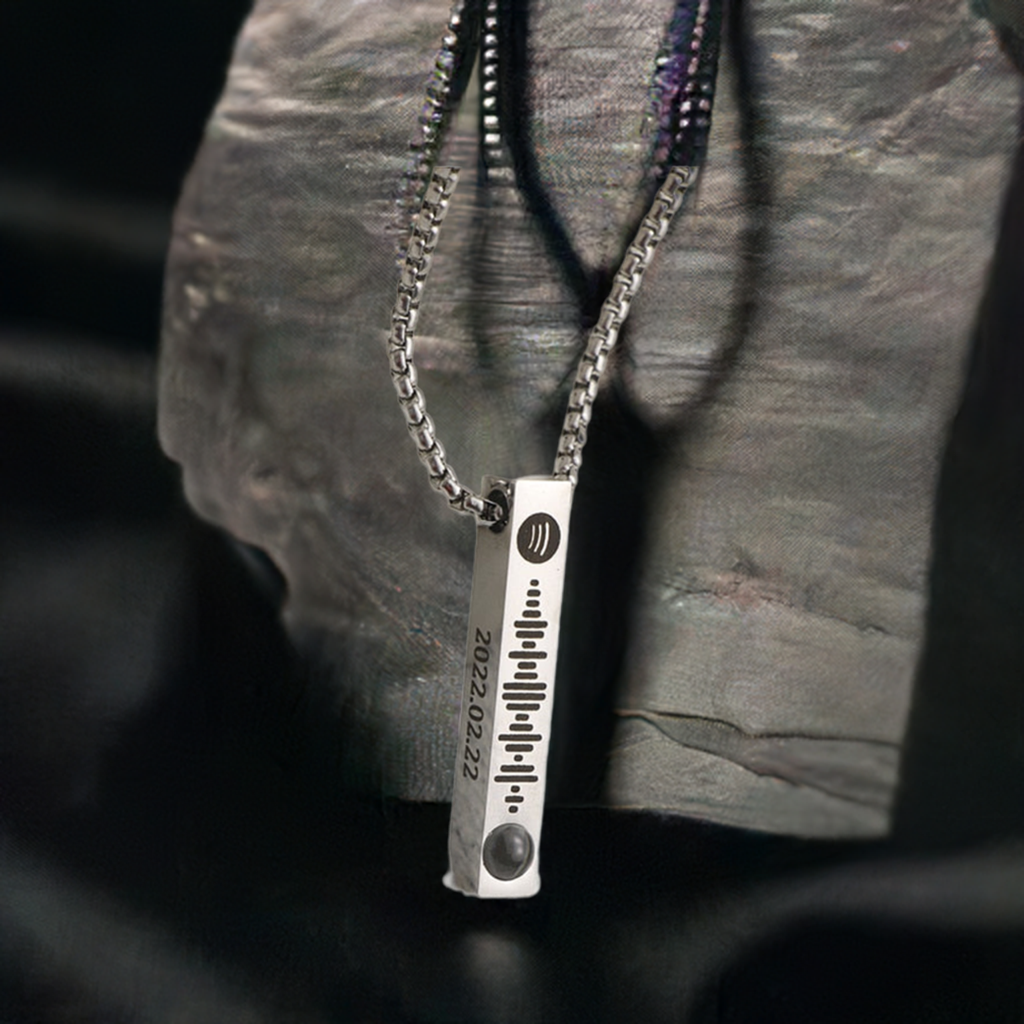 Photo Engraved Essence Pendant